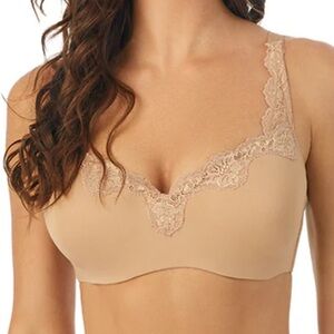 Le Mystere Soft Lace Bra in Beige